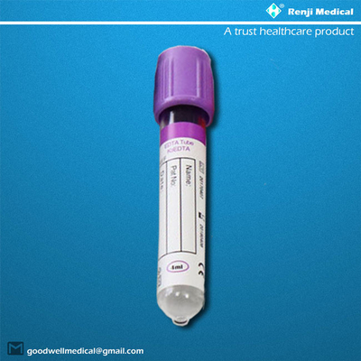 SGS MSDS μίας χρήσης κενός σωλήνας 5ml 7ml συλλογής αίματος έγκρισης