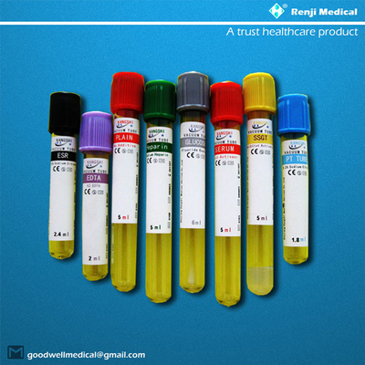 κενός σωλήνας εξετάσεων αίματος 5ml 7ml 3 έτη ζωής του προϊόντος στο ράφι για τα διαγνωστικά