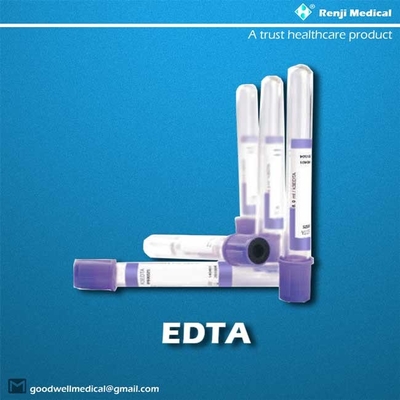 Πιστοποίηση CE/ISO13485 EDTA Blood Collection Tube μιας χρήσης